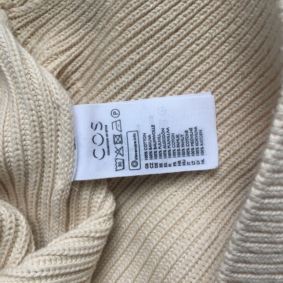 COS Ribbed Cream Sweater - Picture 11 of 11